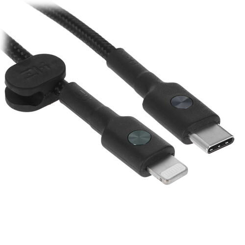 Купить Кабель круглый ZMI Lightning 8-pin MFI - USB Type-C черный 1 м  5099596. Характеристики, отзывы и цены в Донецке