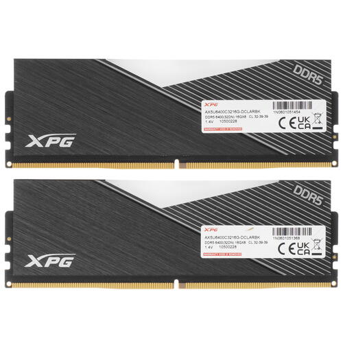 Купить Оперативная память ADATA XPG Lancer RGB [AX5U6400C3216G-DCLARBK] 32 ГБ  5096543. Характеристики, отзывы и цены в Донецке