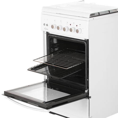 Купить Комбинированная плита Flama L RK 23-126 белый  5305309. Характеристики, отзывы и цены в Донецке