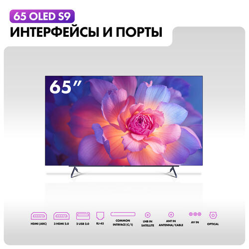 Купить 65" (165 см) Телевизор Haier 65 OLED S9 черный  5448959. Характеристики, отзывы и цены в Донецке