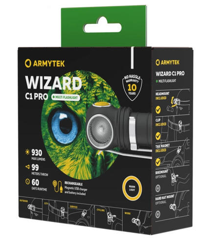 Купить Фонарь Armytek Wizard C1 Pro Magnet Usb  9040796. Характеристики, отзывы и цены в Донецке