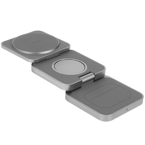 Купить Беспроводное зарядное устройство uBear Balance 3-in-1 серый  5435727. Характеристики, отзывы и цены в Донецке
