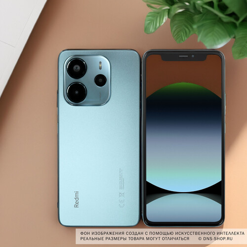 Купить 6.67" Смартфон Xiaomi Redmi Note 14 256 ГБ голубой  5606795. Характеристики, отзывы и цены в Донецке