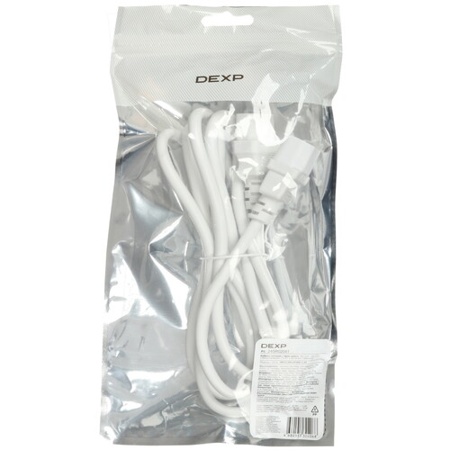 Купить Кабель питания DEXP IEC 320 C13 - IEC 320 C14  5451596. Характеристики, отзывы и цены в Донецке