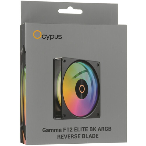 Купить Реверсный вентилятор Ocypus Gamma F12 Elite ARGB REVERSE BLADE  5632331. Характеристики, отзывы и цены в Донецке