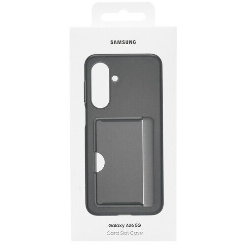 Купить Накладка  Samsung Card Slot Case для Samsung Galaxy A26 черный  5620038. Характеристики, отзывы и цены в Донецке