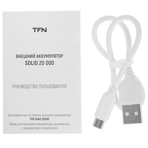 Купить Портативный аккумулятор TFN Solid 20 белый  5000401. Характеристики, отзывы и цены в Донецке