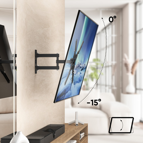 Купить Кронштейн для ТВ ONKRON STE344-B черный  5617964. Характеристики, отзывы и цены в Донецке