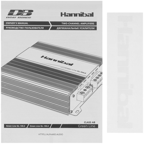 Купить Усилитель DEAF BONCE Hannibal Green Line GL-100.2  9387816. Характеристики, отзывы и цены в Донецке