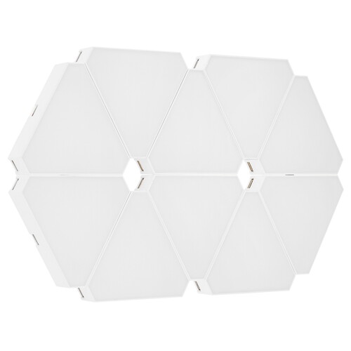 Купить Светильник настенно-потолочный Home Ideas Шестиугольники (10 модулей) белый/белый  9178383. Характеристики, отзывы и цены в Донецке