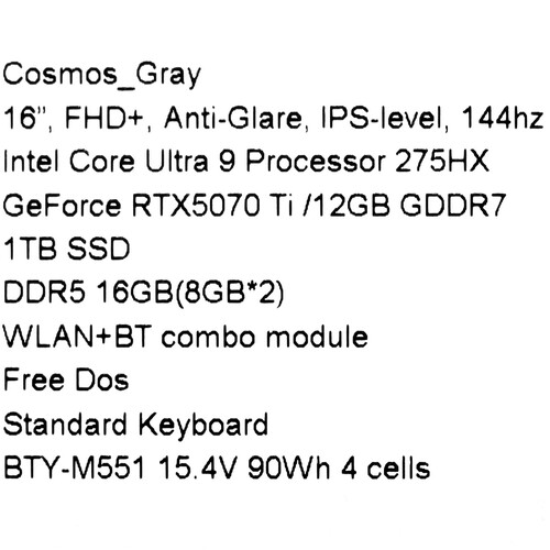 Купить 16" Ноутбук MSI Vector 16 HX AI A2XWHG-448XRU серый  5629075. Характеристики, отзывы и цены в Донецке