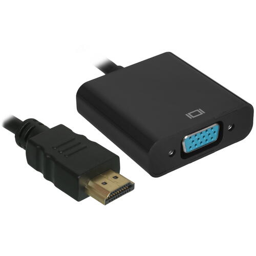 Купить Переходник однонаправленный Cablexpert HDMI - VGA+Jack 3.5, 0.15 м  5058939. Характеристики, отзывы и цены в Донецке