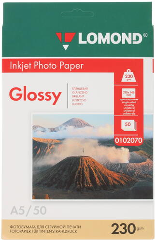 Купить Фотобумага Lomond A5 0102070  0186251. Характеристики, отзывы и цены в Донецке