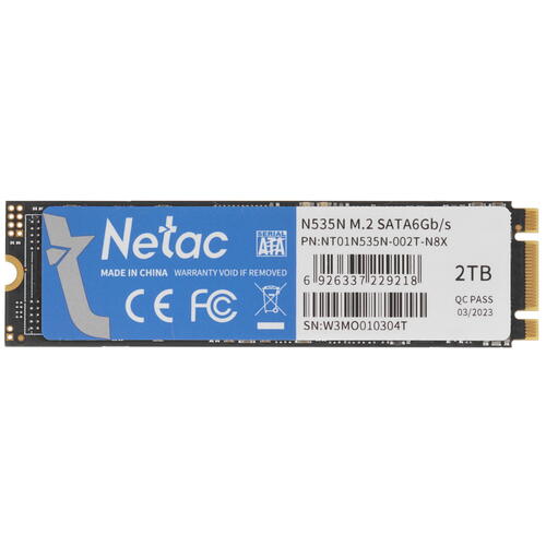 Купить 2000 ГБ M.2 SATA накопитель Netac N535N [NT01N535N-002T-N8X]  5363167. Характеристики, отзывы и цены в Донецке