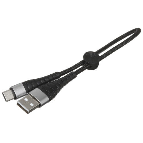Купить Кабель круглый Borofone USB Type-C - USB 2.0 Type-A черный 0.25 м  5475046. Характеристики, отзывы и цены в Донецке