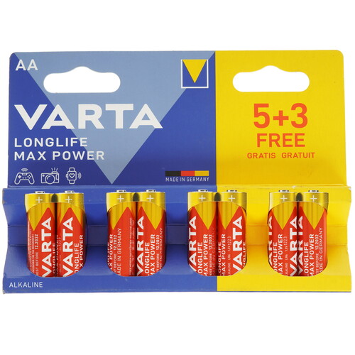 Купить Батарейка Varta Longlife Power Max AA (LR6/ER14505/FR6/R6P)  9105856. Характеристики, отзывы и цены в Донецке