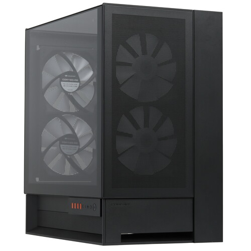 Купить Корпус Cougar Omny X Black Midtower [OmnyX Black] черный  5613790. Характеристики, отзывы и цены в Донецке