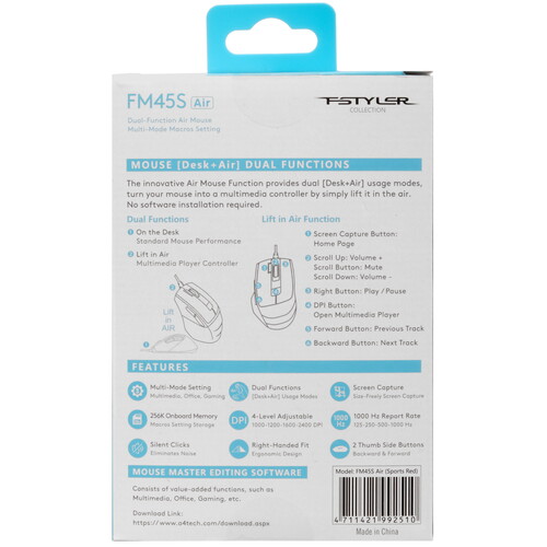Купить Мышь проводная A4Tech Fstyler FM45S Air  5441379. Характеристики, отзывы и цены в Донецке