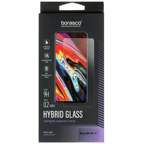 Купить Защитное гибридное стекло BoraSCO для экрана DEXP BS150  4874511. Характеристики, отзывы и цены в Донецке