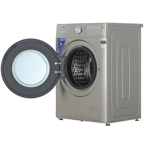 Купить Стирально-сушильная машина DEXP WD-F1014DMG/MGSI серебристый  5427732. Характеристики, отзывы и цены в Донецке