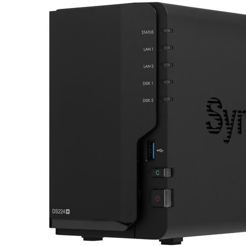 Купить Сетевое хранилище (NAS) Synology DiskStation DS224+  5447334. Характеристики, отзывы и цены в Донецке