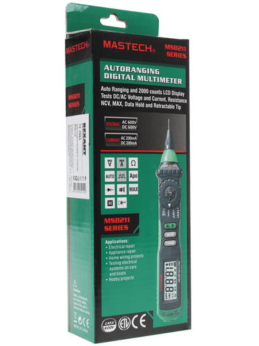 Купить Мультиметр Mastech MS8211D  1064133. Характеристики, отзывы и цены в Донецке