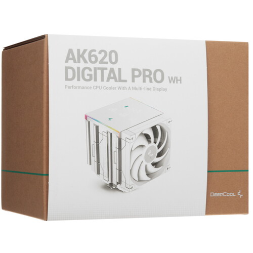 Купить Кулер для процессора DEEPCOOL AK620 DIGITAL PRO WH  5614092. Характеристики, отзывы и цены в Донецке