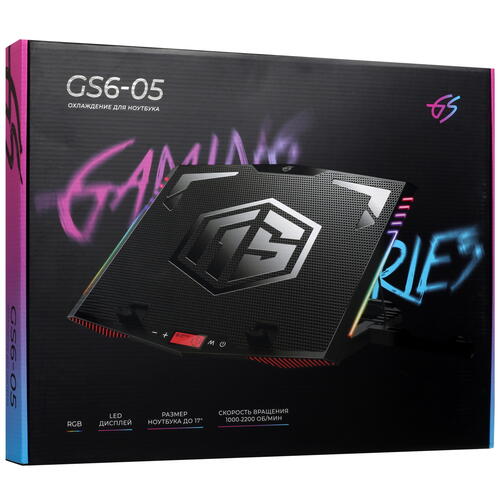 Купить Охлаждающая подставка DEXP Gaming Series GS6-05 черный  5423126. Характеристики, отзывы и цены в Донецке