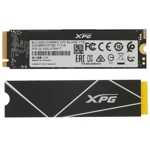 Купить 1000 ГБ M.2 NVMe накопитель ADATA XPG BLADE S70 [AGAMMIXS70B-1T-CS]  4792800. Характеристики, отзывы и цены в Донецке