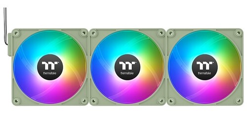 Купить Комплект реверсных вентиляторов Thermaltake CT120 EX Reverse ARGB Sync Matcha Green [CL-F198-PL12MG-A]  5462173. Характеристики, отзывы и цены в Донецке