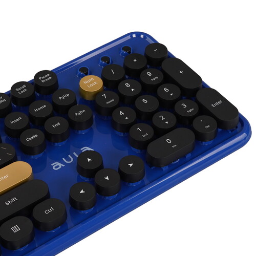 Купить Клавиатура+мышь беспроводная   AULA AC306 синий  9096832. Характеристики, отзывы и цены в Донецке