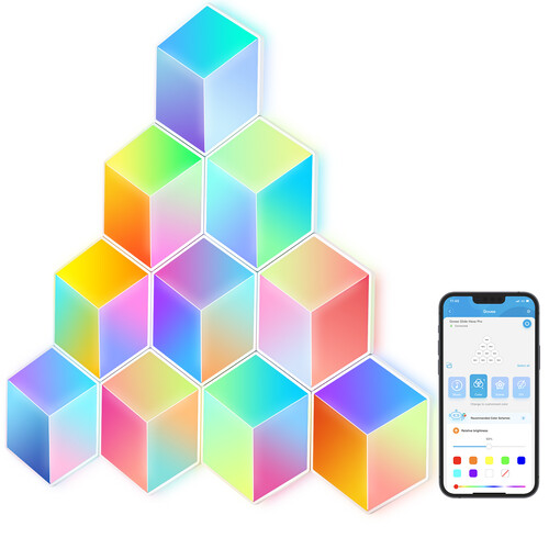 Купить Светодиодная панель Govee Glide Hexa Pro серый  5488153. Характеристики, отзывы и цены в Донецке