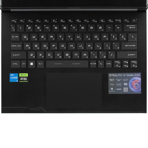 Купить 14" Ноутбук MSI Stealth 14 Studio A13VE-226RU белый  5424250. Характеристики, отзывы и цены в Донецке