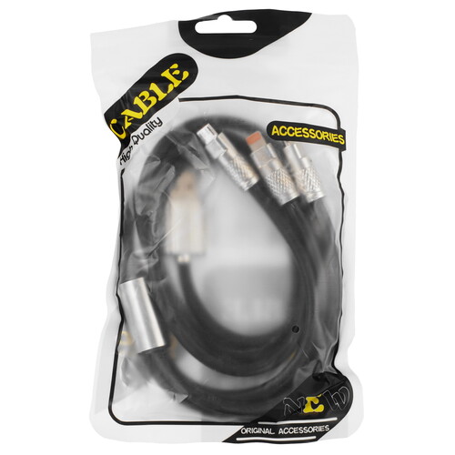 Купить Кабель круглый ZDK Lightning 8-pin, micro USB, USB Type-C - USB 2.0 Type-A черный 1.2 м  9183215. Характеристики, отзывы и цены в Донецке