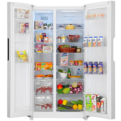 Купить Холодильник Side by Side   ZUGEL ZRSS630W белый  9953100. Характеристики, отзывы и цены в Донецке