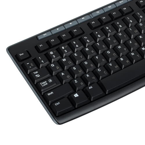 Купить Клавиатура+мышь  проводная  Logitech MK200 черный  5472002. Характеристики, отзывы и цены в Донецке