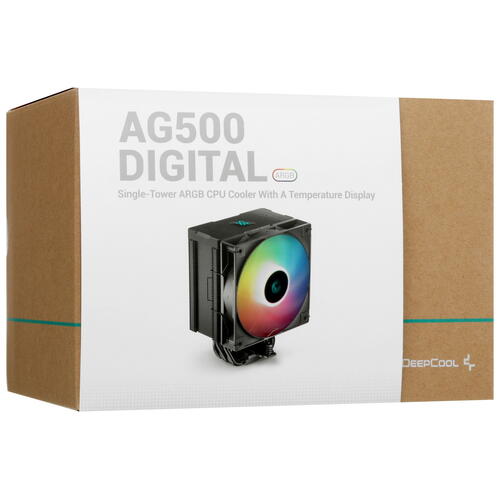 Купить Кулер для процессора DEEPCOOL AG500 DIGITAL ARGB  5442227. Характеристики, отзывы и цены в Донецке
