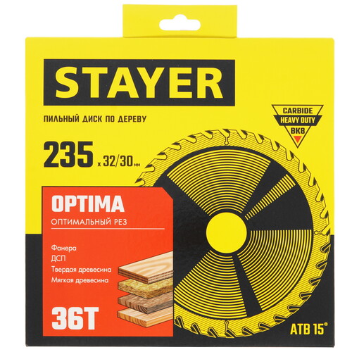 Купить Диск пильный STAYER 3681-235-32-36_z01  9107237. Характеристики, отзывы и цены в Донецке