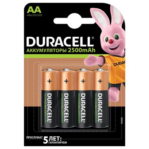 Купить Аккумулятор Duracell HR6-4BL 2500 мА*ч  1006582. Характеристики, отзывы и цены в Донецке