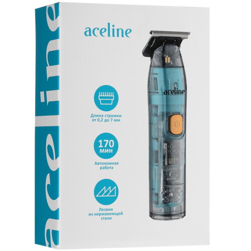 Купить Триммер Aceline HL-667 прозрачный/голубой  9058859. Характеристики, отзывы и цены в Донецке