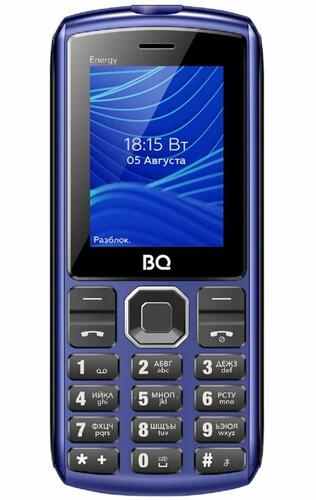 Купить Сотовый телефон BQ 2452 Energy синий/черный  9111952. Характеристики, отзывы и цены в Донецке