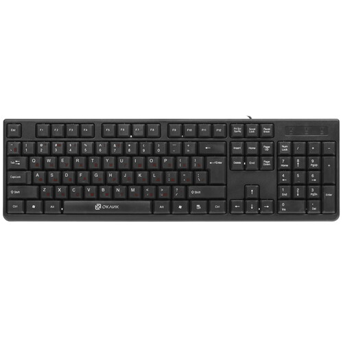 Купить Клавиатура проводная Оклик 100M  5609478. Характеристики, отзывы и цены в Донецке