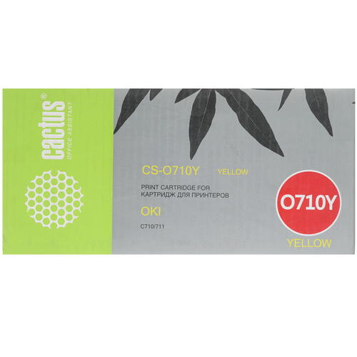 Купить Картридж лазерный Cactus CS-O710Y желтый, с чипом  7937096. Характеристики, отзывы и цены в Донецке