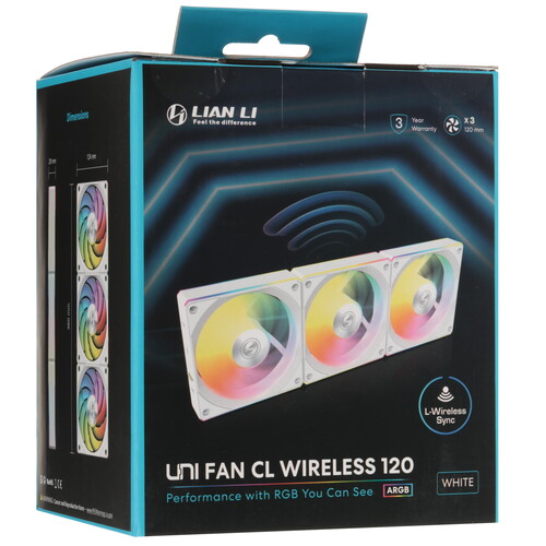 Купить Комплект вентиляторов LIAN LI UNI FAN CL Wireless  5627055. Характеристики, отзывы и цены в Донецке