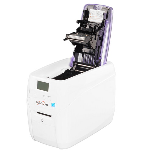 Купить Pointman Nuvia N10, односторонний, ручная подача карт CR-80, USB2.0 (High-Speed), RS-232, Built in 10/100 Ethernet, ЖК дисплей  9169270. Характеристики, отзывы и цены в Донецке
