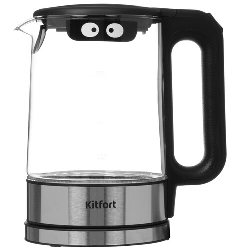 Купить Электрочайник Kitfort KT-6128 черный  5352738. Характеристики, отзывы и цены в Донецке