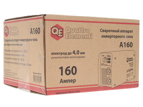Купить Сварочный аппарат Quattro Elementi A 160 248-511  1167477. Характеристики, отзывы и цены в Донецке