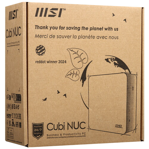 Купить Мини ПК MSI Cubi NUC 1M-045XRU  5485037. Характеристики, отзывы и цены в Донецке