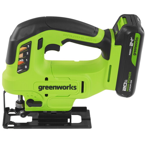 Купить Электрический лобзик Greenworks GD24JS90  9305510. Характеристики, отзывы и цены в Донецке