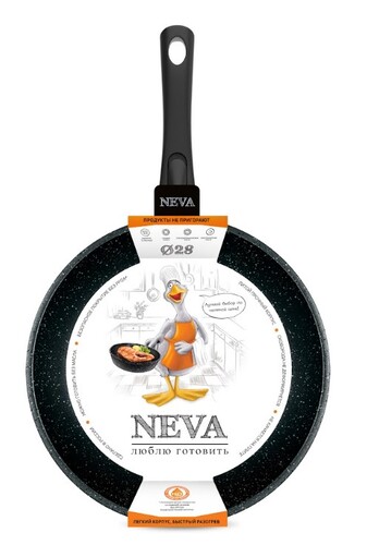 Купить Сковорода Neva Granite NG028  9150154. Характеристики, отзывы и цены в Донецке